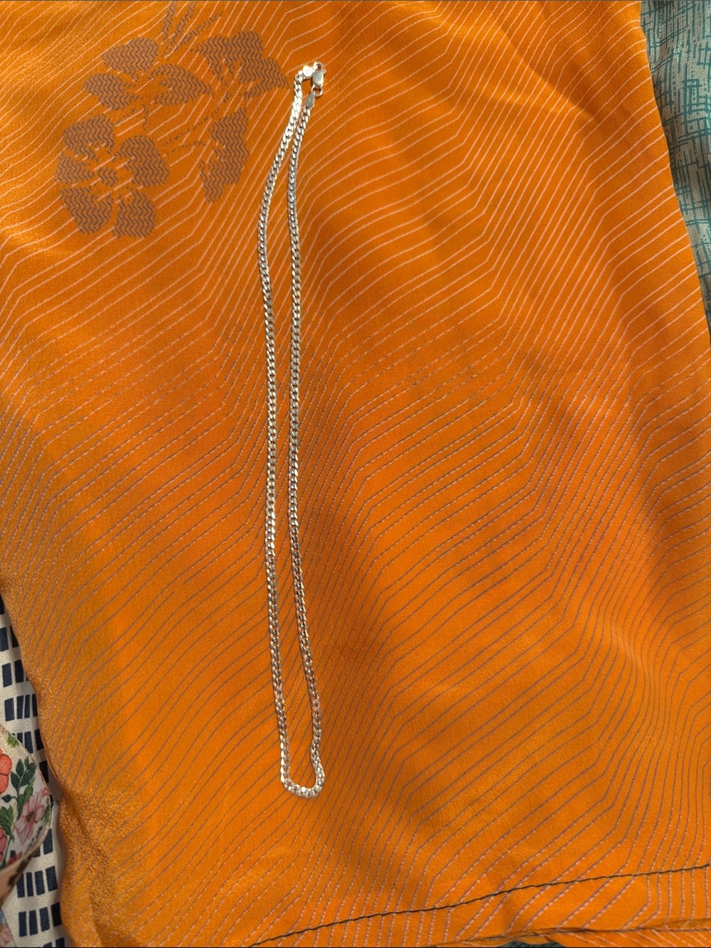Sterling Silver Rope Chain Necklace 19”